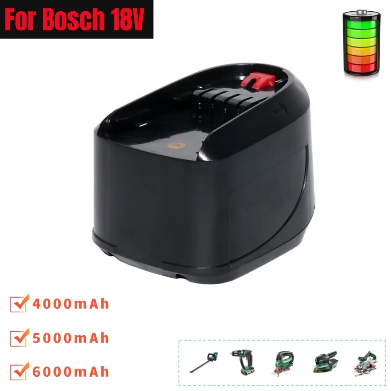 

4.0/5.0/6.0Ah Li-ion Rechargeable Battery 18V for Bosch Tools PSB PSR PST 18 Li-2 2607335039 2607335040 2607336208 (only for Typ