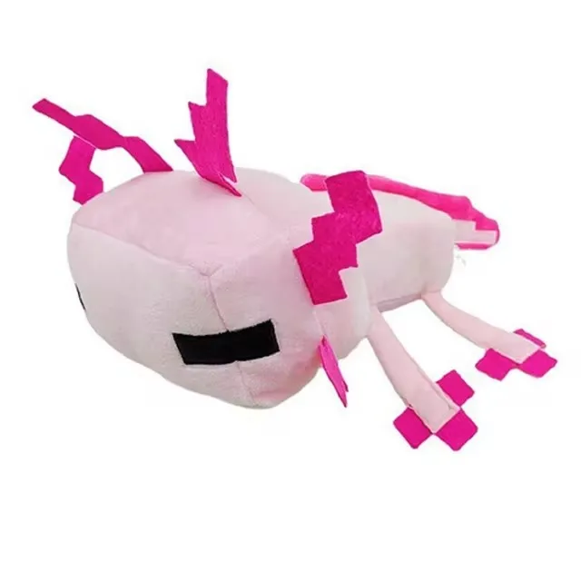 25 cm carino stand axolotl peluche animale rosa axolotl peluche cuscino bambola regalo di compleanno per bambini decorazione della casa
