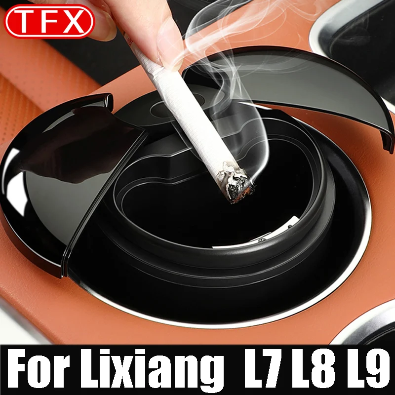 

For Lixiang Li L7 L8 L9 2022-2024 Car Styling Ashtray Multifunctional Anti-ash God Auto Interior Supplies Modified Accessories