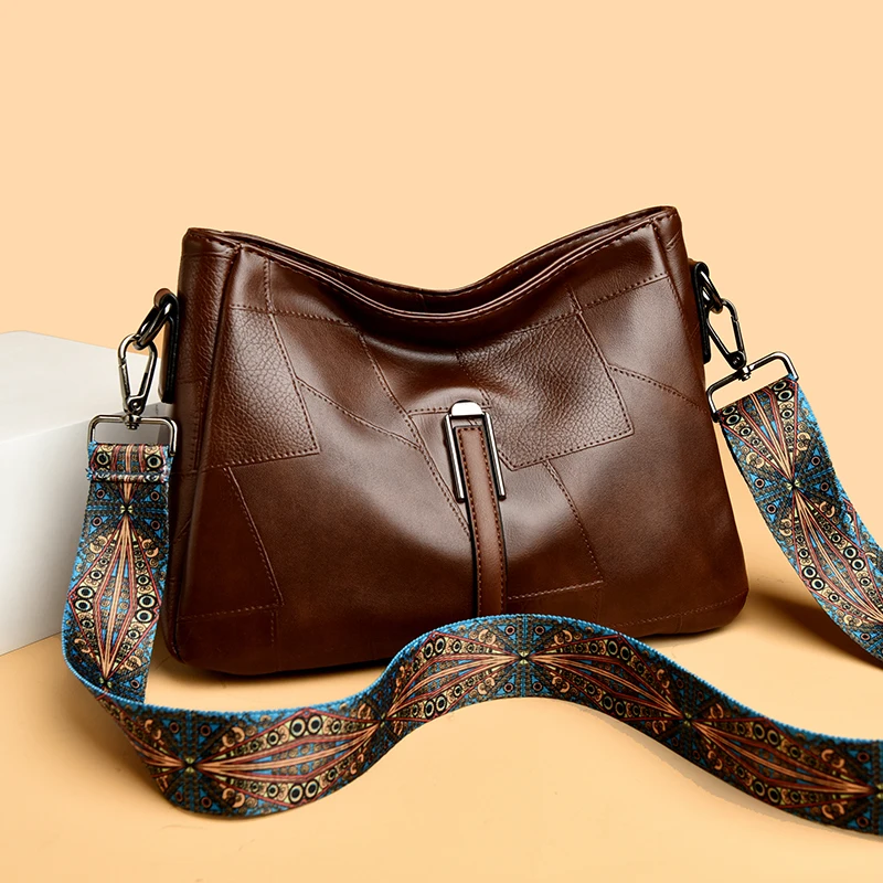 

Women Bag Daily Shoulder Bag Quality Female Shoulder Messenger Crossbody Hobos Large Capacity Casual Totes PU Leather Handbag