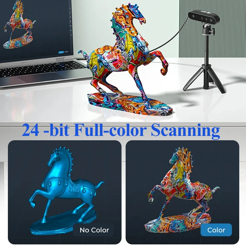 Creality CR-Scan Ferret SE 3D Scanner Original Portátil Scanner Portátil 30FPS Digitalização Rápida 0,1mmAcuracy 24bit Fullcolor Scan