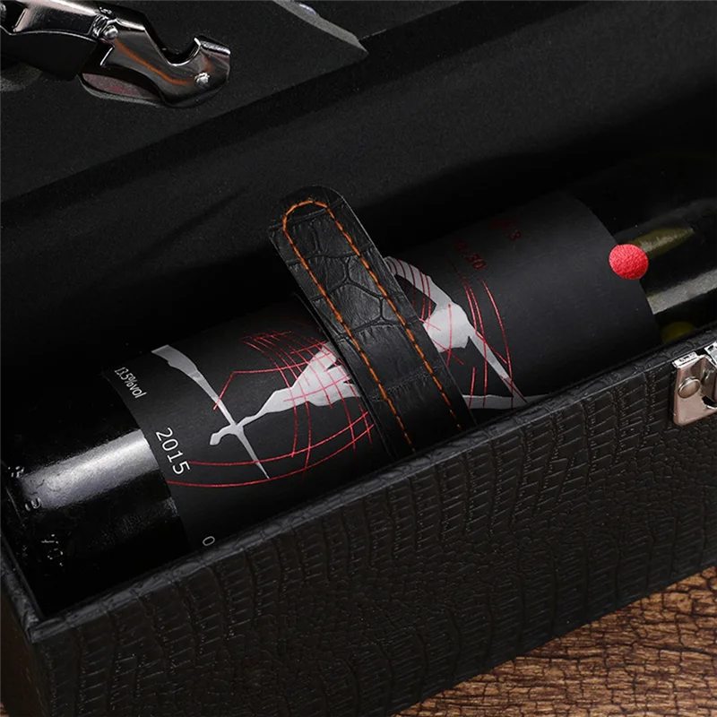 

A33Z-Подарочная коробка для красного вина с ручкой, подарочная коробка, подходит для друзей, праздничной подарочной коробки на новоселье