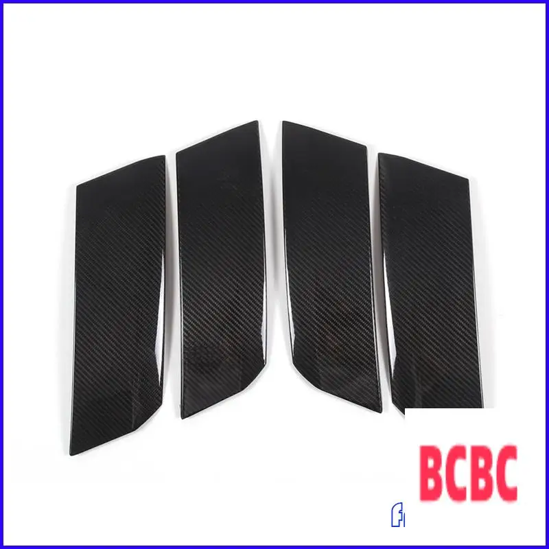 BB-カーボンファイバーコルベット C6 2005-2013 車のフェンダーサイドボディエアベントアウトレットカバートリム