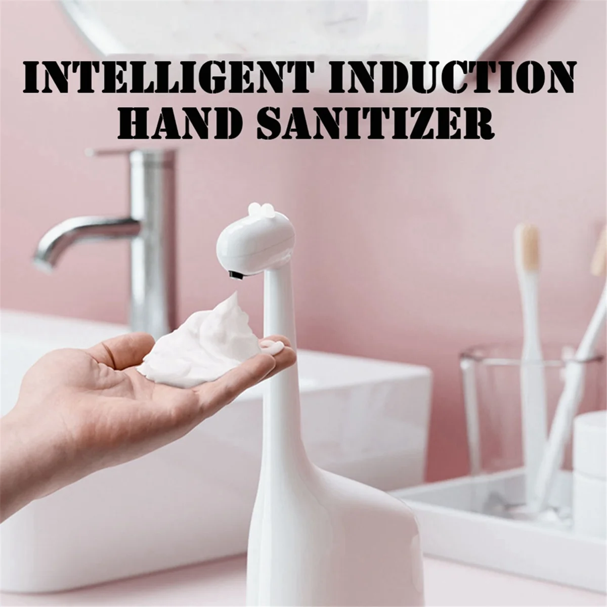 HOT Smart Sensing Soaps Dispenser Giraffes Liquid Soaps Container Large Capacity Intelligent Induction Foam Soaper 300ml