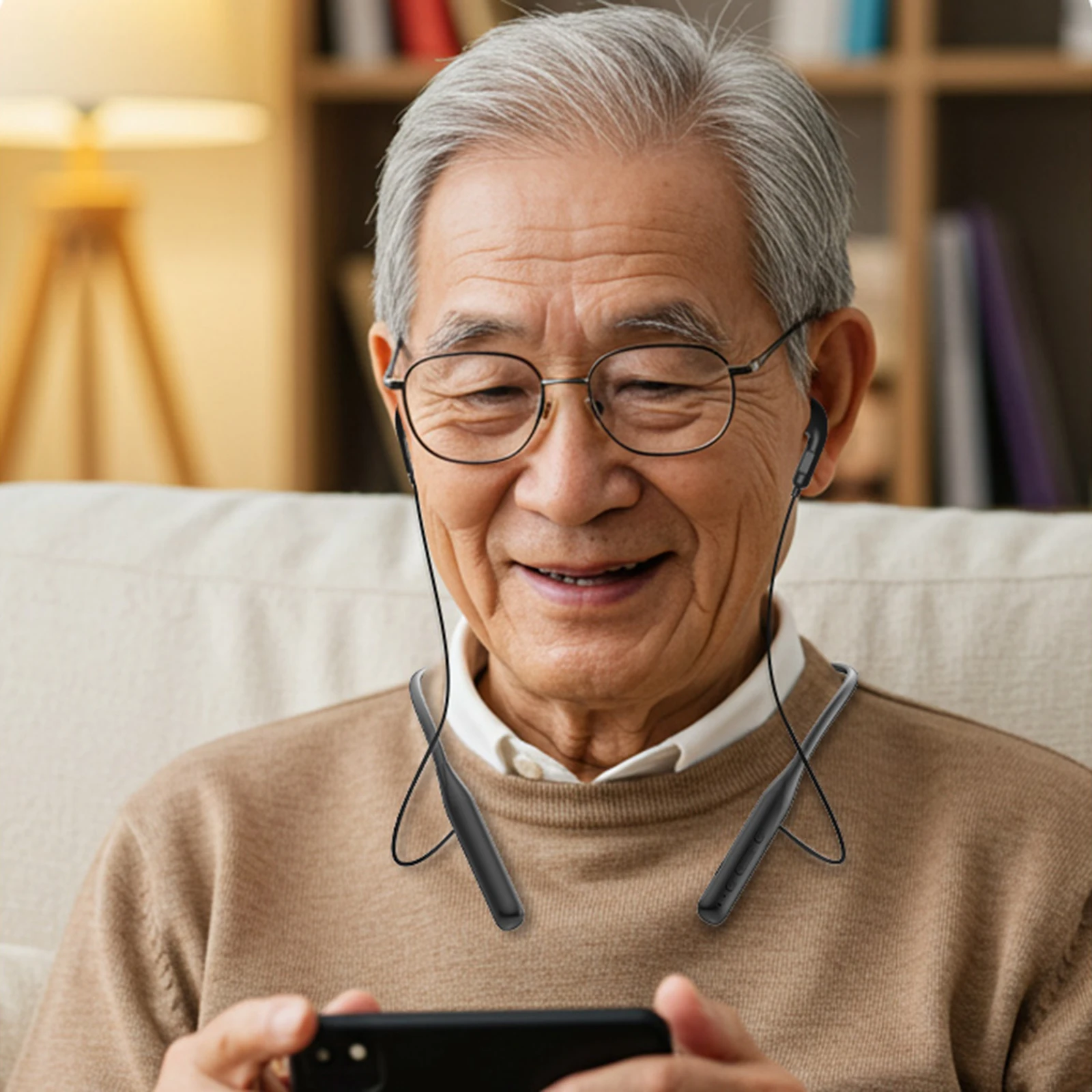 

Перезаряжаемый усилитель слуха, подвесные спортивные наушники, спортивные беспроводные наушники для пожилых людей и взрослых