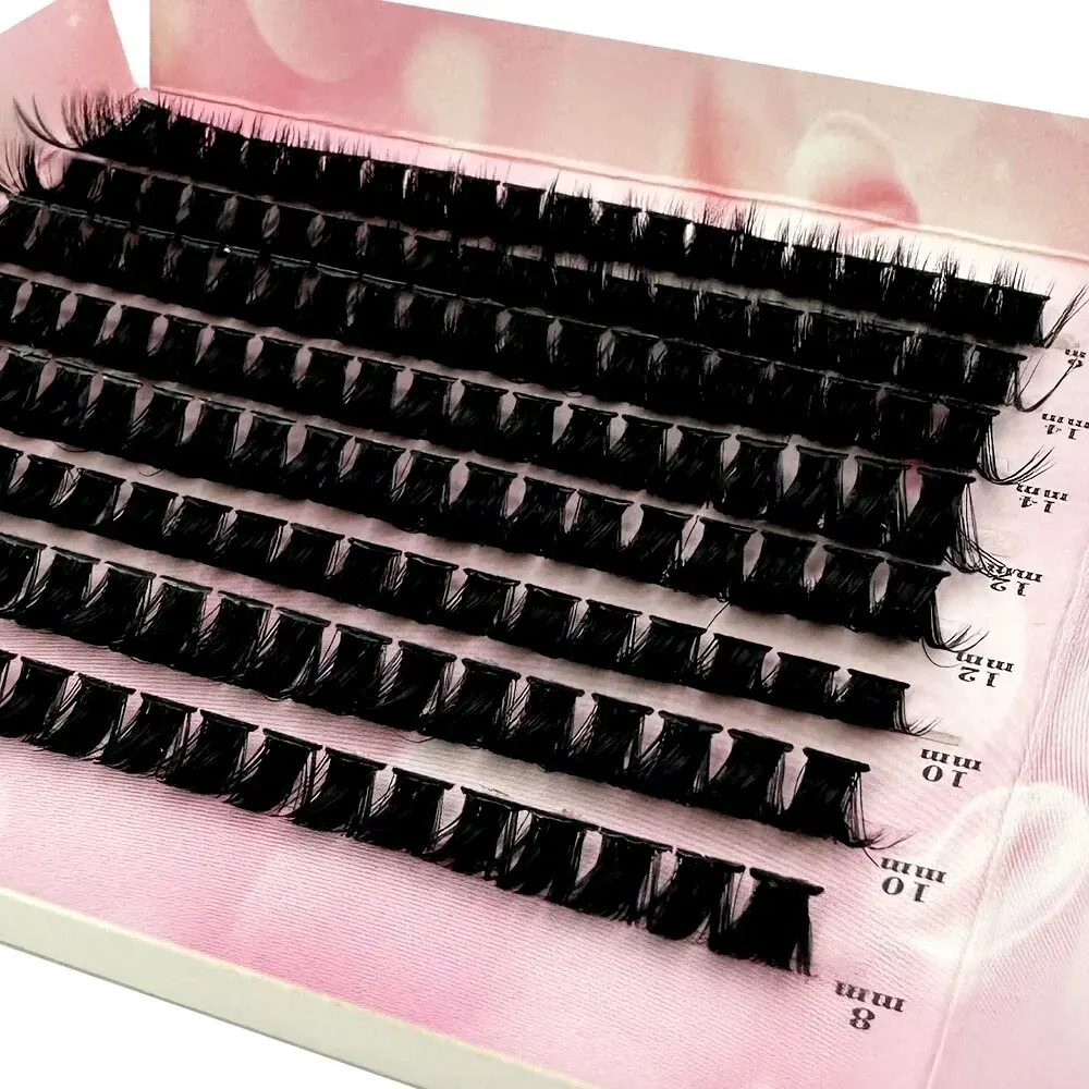 50D 60D 80D Mixed Tray Individual Lashes 3D Russia Volume Eye Lashes Soft Natural Lashes Mink Lash Cluster False Eyelashes