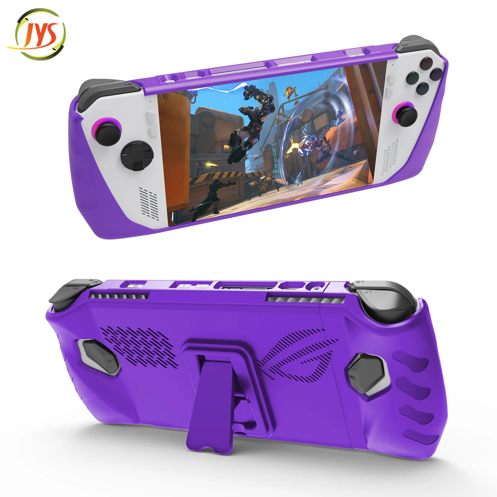 JYS-RA008 Protective Cover Shell For ROG Ally Gaming Console Handheld Kickstand Case