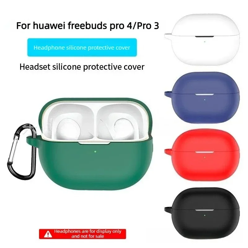 

Premium Silicone Earphone Case for Huawei FreeBuds Pro 4/Pro 3， Anti-Drop & Anti-Scratch Protection with Free Lock Buckle