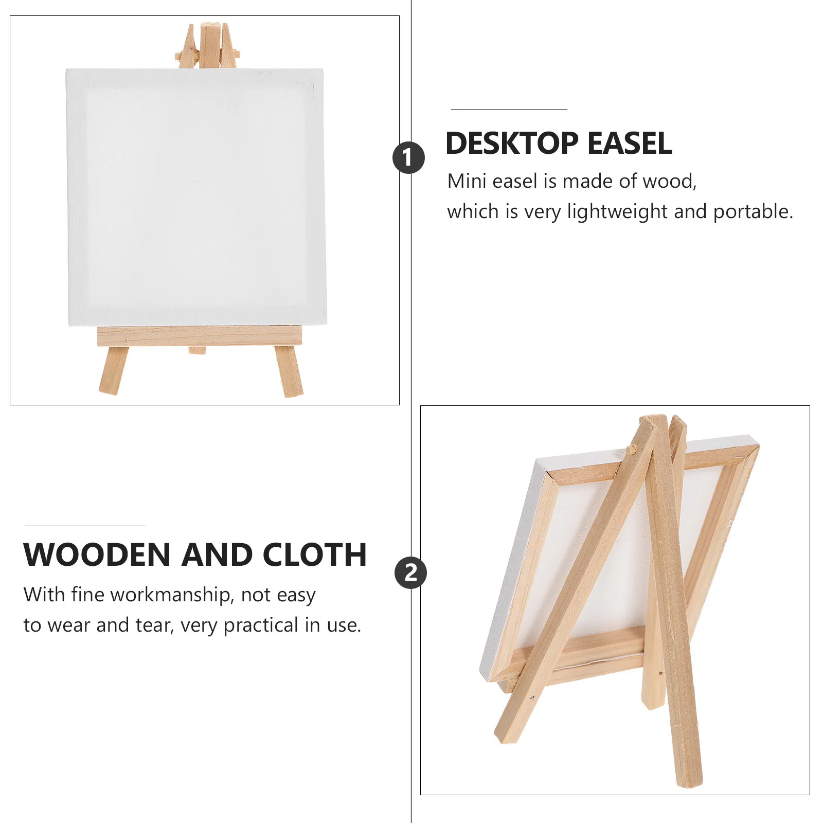 

Набор для рисования: мольберт и холст для масляной и акварельной живописи, квадратная рамка, заготовки для творчества, товары для художников-любителей и студентов