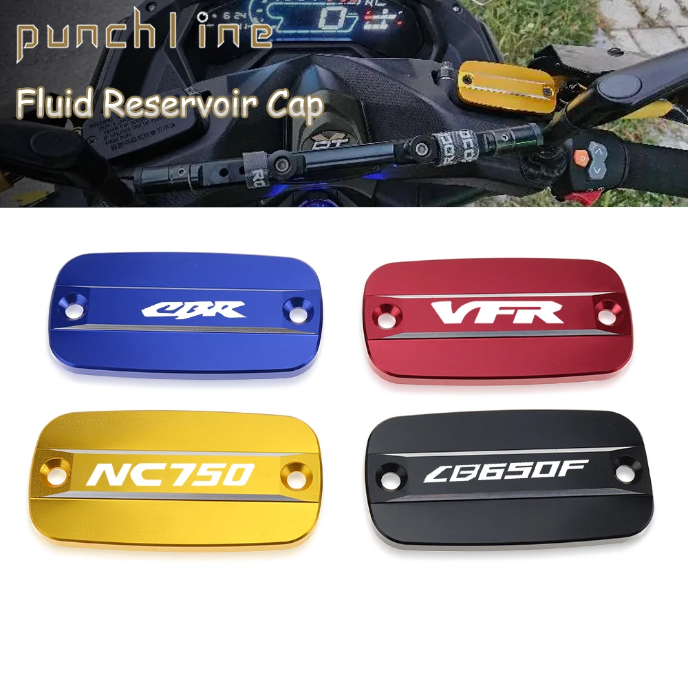 

For HONDA NC700S/X NC750X/S VFR800F/X CB650F CBR650F X4 F6B Motorcycle Accessories Front Brake Fluid Reservoir Cap Cover