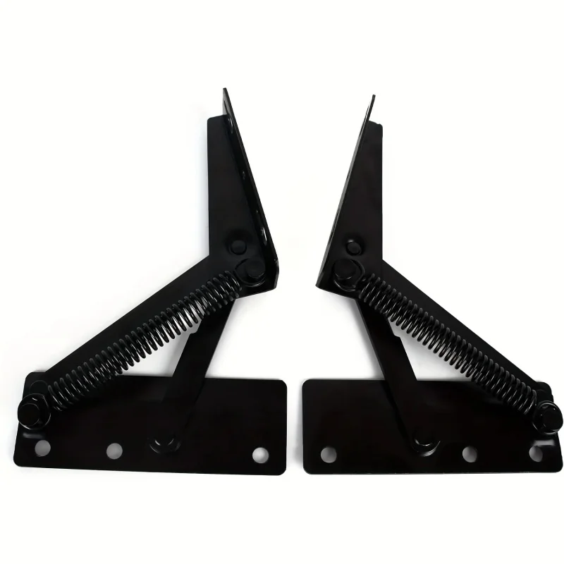 Heavy Duty Steel 80° Folding Lift Spring Hinges for Cabinet Sofa Bed Furniture view 6