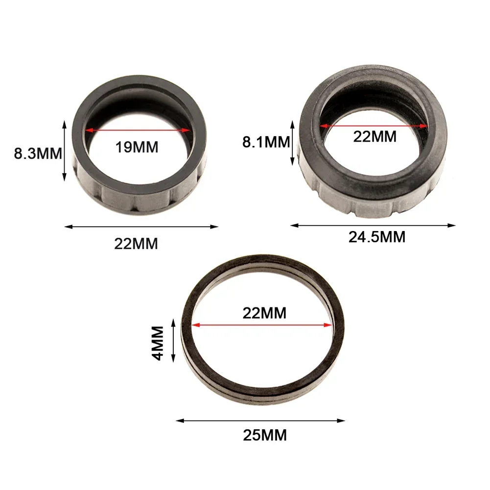 10pcs Bearing Rubber Sleeve Ring For 607 608 Angle Grinder Electric Hammer Tools Rubber Sleeve Ring Power Tools Parts