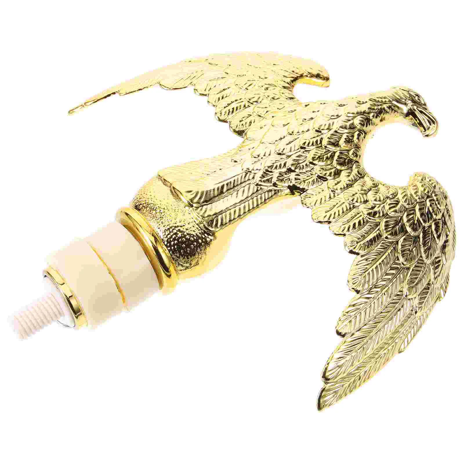 

Flagpole Eagle Head Garden Topper Poles Outdoor Flagpoles Plastic Decor Finial Ornaments