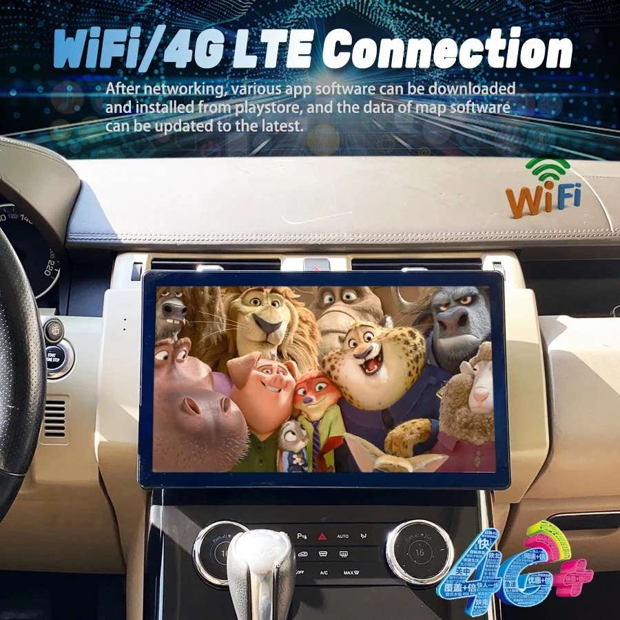 

Multimedia Wireless CarPlay Player For Land Rover Range Rover Sport 2010-2013 Android GPS Bluetooth Navigation Headunit DSP