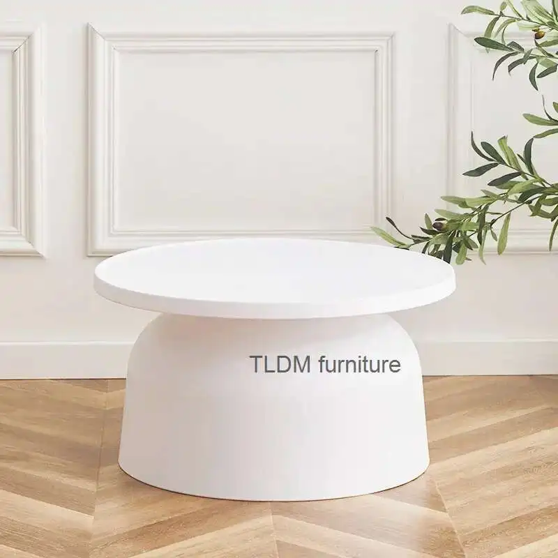 

Nordic Luxury Coffee Tables Small Modern Design White Writing Mini Table Round Desk Table Basse De Salon Living Room Furniture