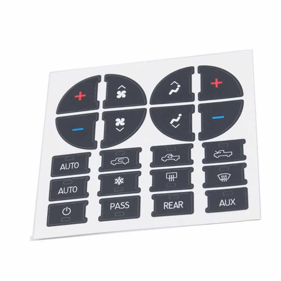 5pcs Applicable To 07-13GMC Chevrolet Instrument Panel Sticker AC Instrument Panel Sticker Auto Parts