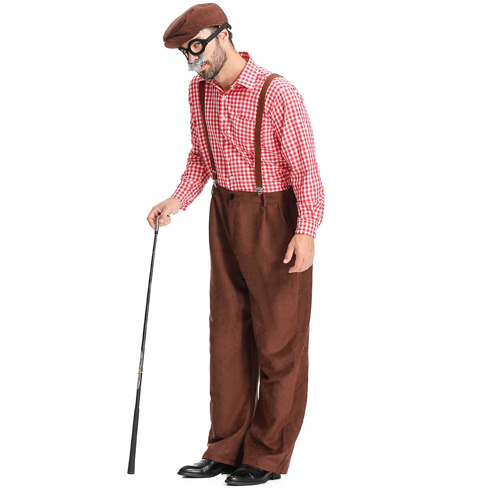 Centenaire homme salopette scène Performance Costume adulte loween ly homme Floral f-ell ly homme vêtements
