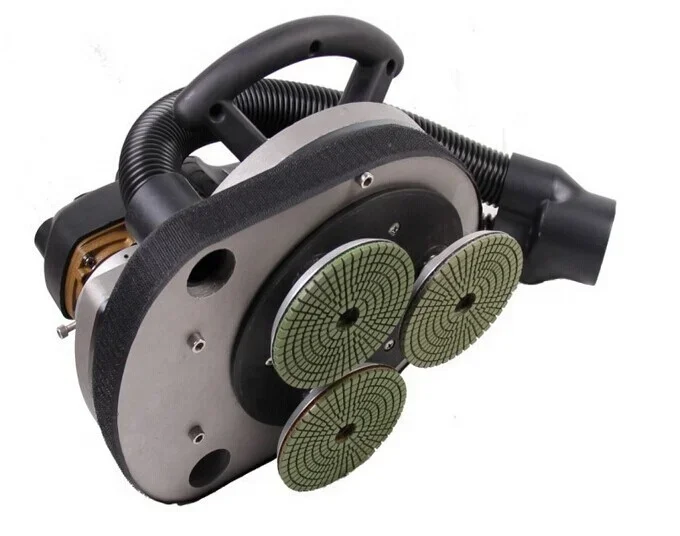 

Электрическая 3-головная мини-полировальная машина для влажной полировки камня, ручная полировальная машина