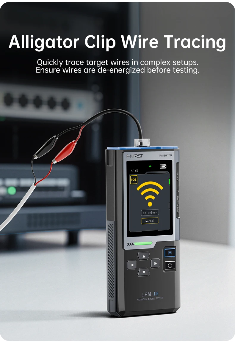 FNIRSI LPM-10A Testador de cabo de rede multifuncional Fio Tracer