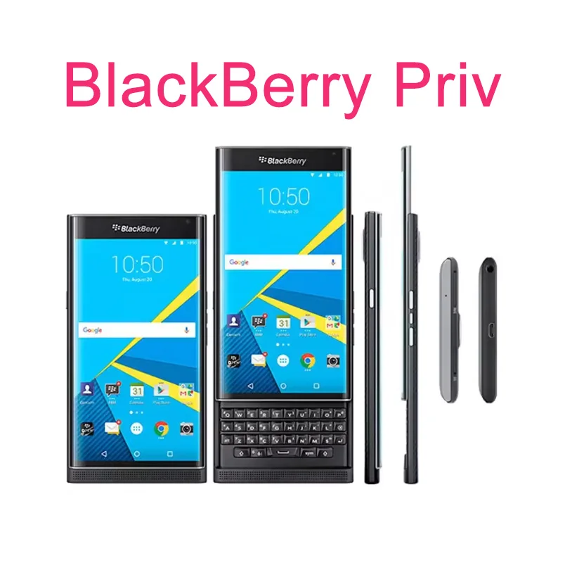 BlackBerry Priv 5.4' 3GB RAM 32GB ROM 18MP AMO LEDCellphone Camera Slider Smartphone Unlocked Original Mobile Cell Phone Android