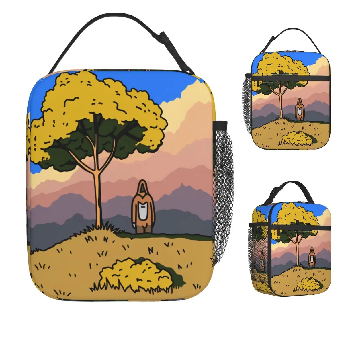 

Сумка для обеда с изображением мультфильма The Big Lez Show, унисекс, для отдыха на природе, для пикника, портативная, с термоизоляцией, из оксфордской ткани