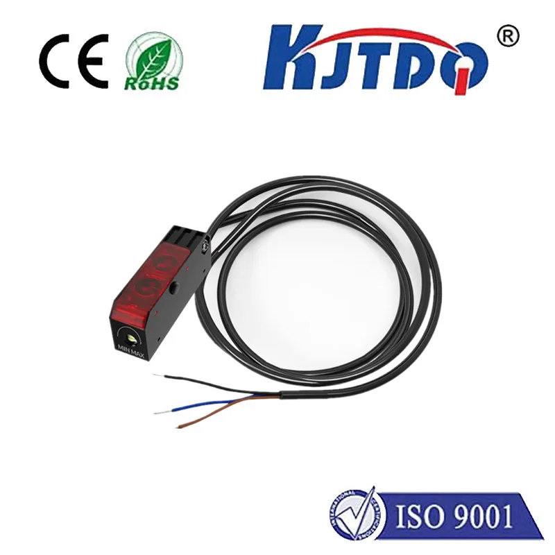 KJT Fw60 IP67 NPN PNP Sn 1.5m 12V 24V من خلال انعكاس الشعاع مستشعر القرب الكهروضوئي انعكاس منتشر بالأشعة تحت الحمراء