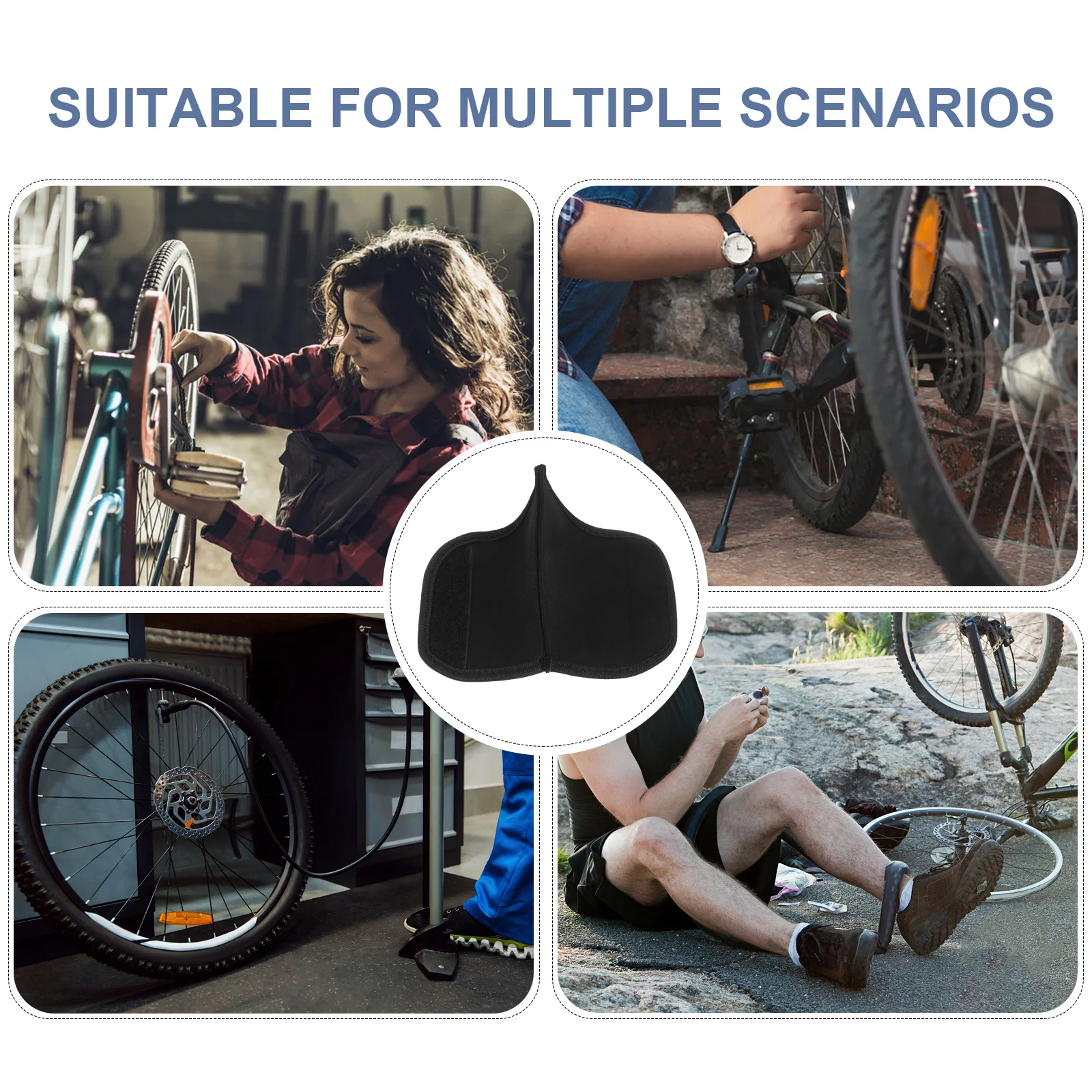 غطاء حماية لمقعد الدراجة من النايلون الممتص للصدمات سهل التركيب وغطاء تعليق الدراجة الجبلية #6