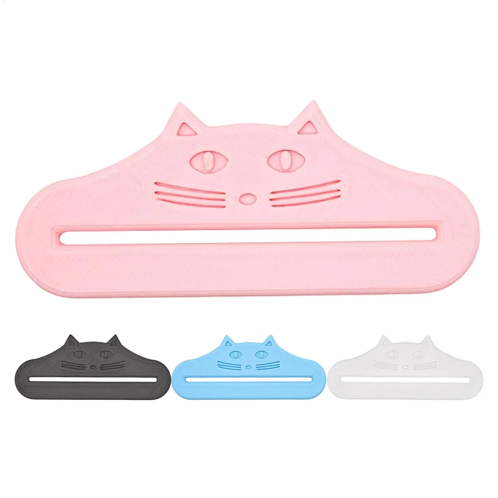 1Pc Cat Snack Squeezing Tool Cute Cat Head Snack Squeezer MessFree Treat Dispenser For Cat Food Bags Meat Sauce Bag Extruder