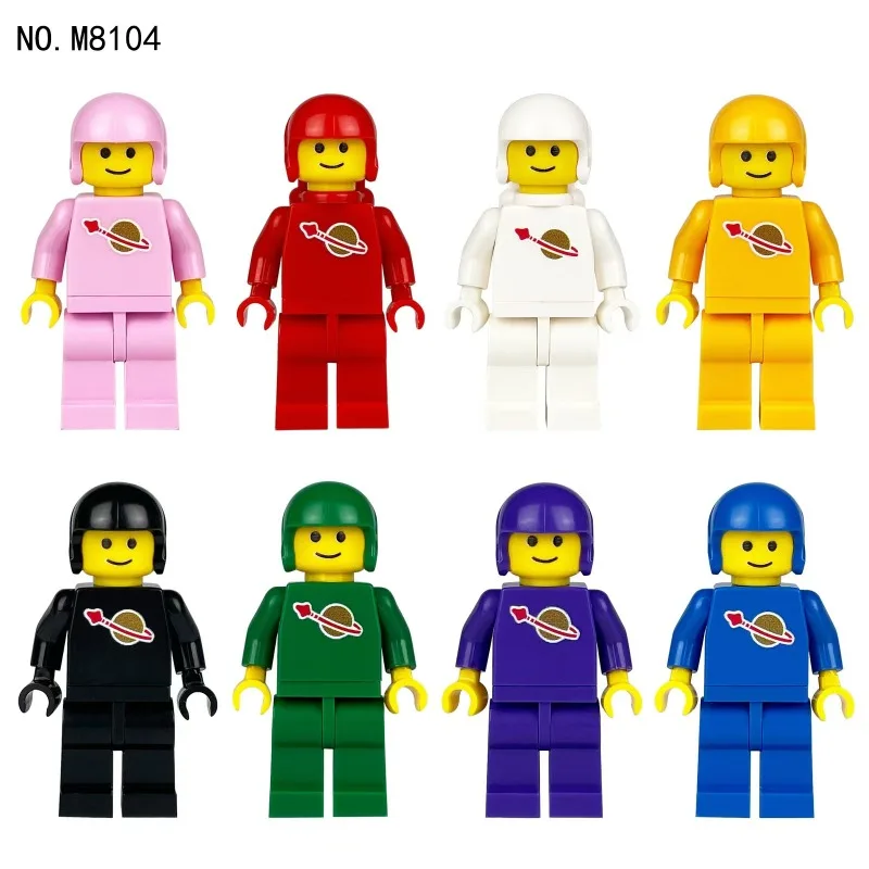 تمثال زينة لحفلات الزفاف فريق رائد الفضاء قوس قزح M8104 ألعاب دمية صغيرة للجسيمات للأولاد والبنات