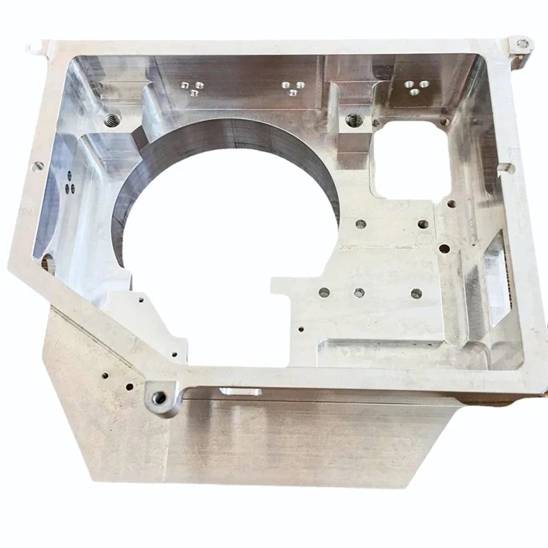 CNC machining services, customized aluminum alloy special-shaped hollow frame, CNC milling processing