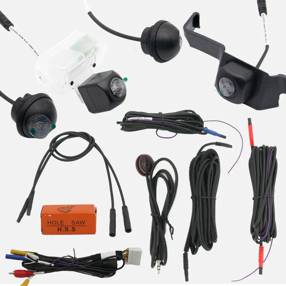 

Hot Sale Car Camera 360 Parking For Lexus Nx 2022 1080P Bird View Security System Reversing Aid Car HD 360 Camera DVR Functions