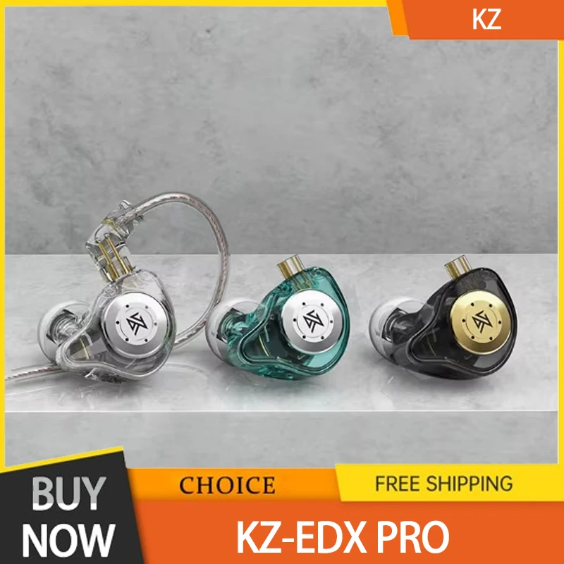 Kz-Edx Pro Earphones Bluetooth-Compatible Wired Earphones Portable Noise Cancelling Sport Hifi Monitor Headset For Game