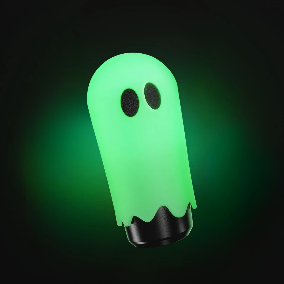 JDM Halloween Ghost Emoji Car Interior Shift Upgrade Accessories Car Modification Tools Car Refit Accessory
