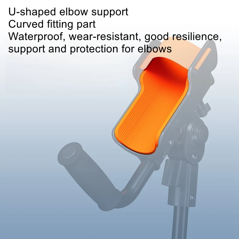 

Adjustable height medical elbow crutch, arm crutch, fracture ankle injury, portable folding crutch