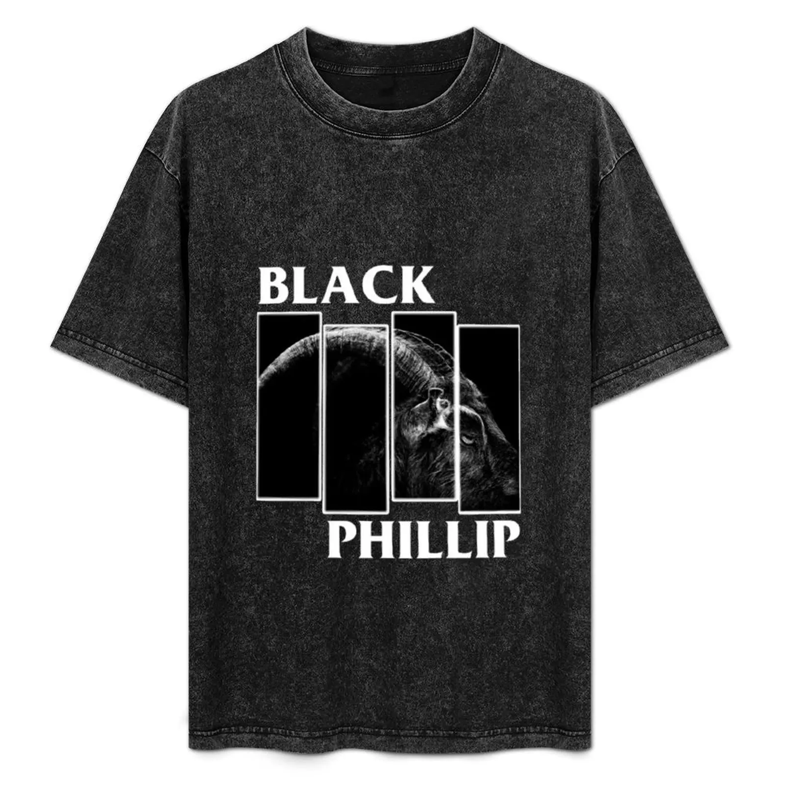 

Black Phillip T-Shirt Big and Tall Solid Color T-Shirt