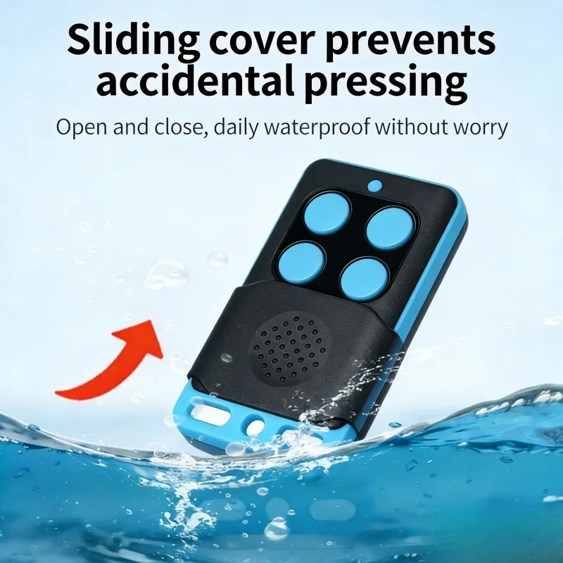 433MHz RF Remote Control  Code Garage Door Opener Key Fob Command Hand Transmitter Gate Control