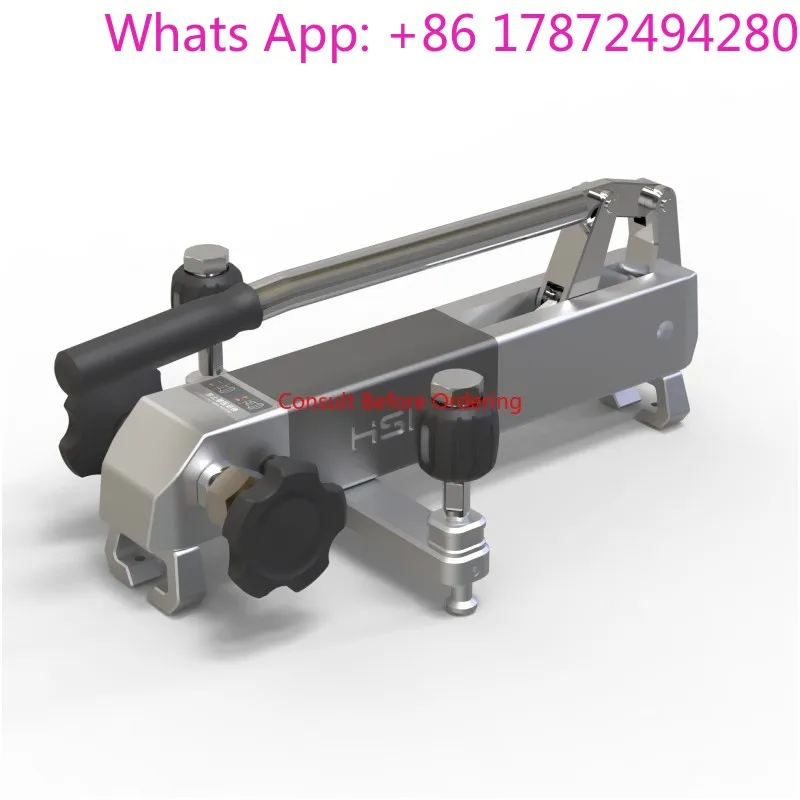 143kgf/cm² High Pressure Calibration Test Device, Portable Pneumatic Hand Pump for Pressure Gauge Calibrating