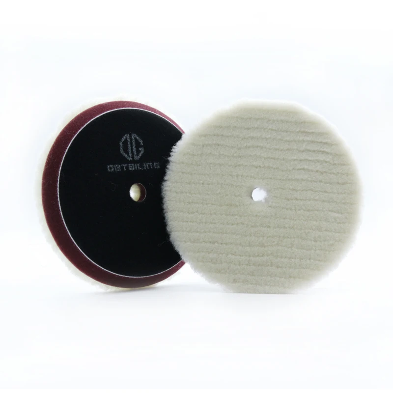 DETAILING Auto Polieren Pad Wolle Polieren Pads Wachsen Polieren Disc Reinigung Kratzer Entfernung Werkzeug 3/5/6 Zoll Selbst-Kleber – Detail 11