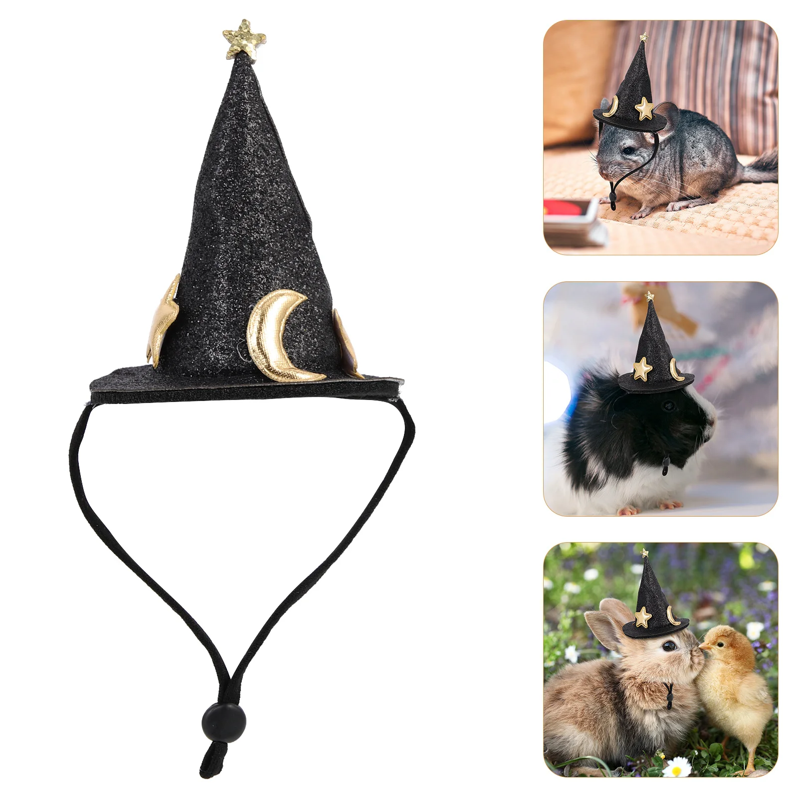 

Hat Adjustable Halloween Headgear For Small Animals Cute Tiny Hat Small Pets Mini Photo Prop Party Supply Pet Accessory