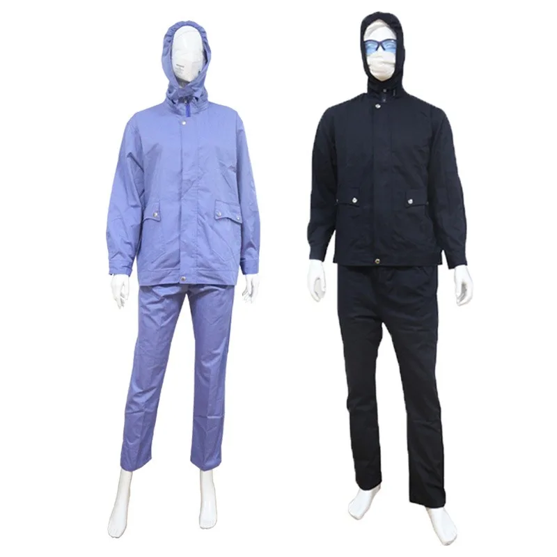 

Double anti-electromagnetic wave microwave protective clothing anti-electromagnetic radiation shielding clothing split clothing