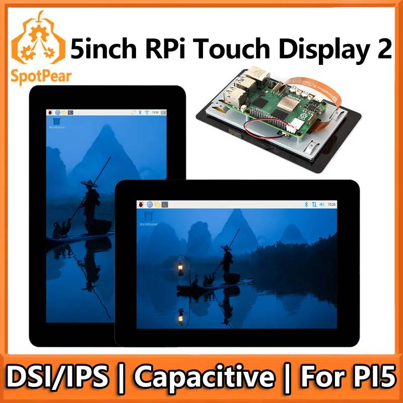 5inch Raspberry Pi Touch Display 2 5-inch Official Original 720x1280 LCD DSI/MIPI Screen