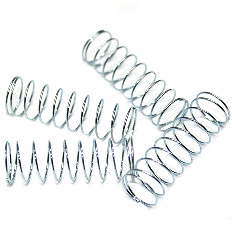 10PCS Stainless Steel Compression Spring Compressed Spring Wire Diameter Y-Type Rotor Return Spring 1.0mm L:10-50mm