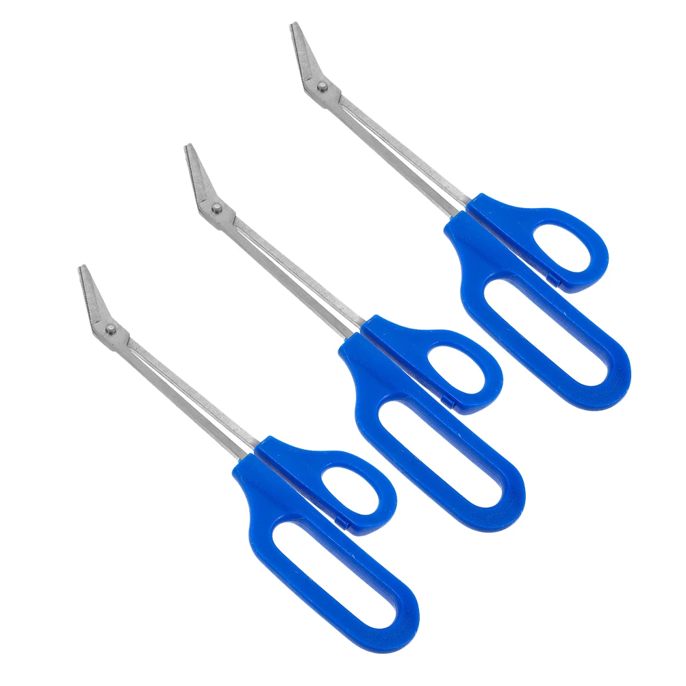 

3 Pcs Curved Scissors Stainless Steel Large Size Toe Nail Clippers for Thick Nails Nail Tool Manicure Pedicure Cuticle Trimmer