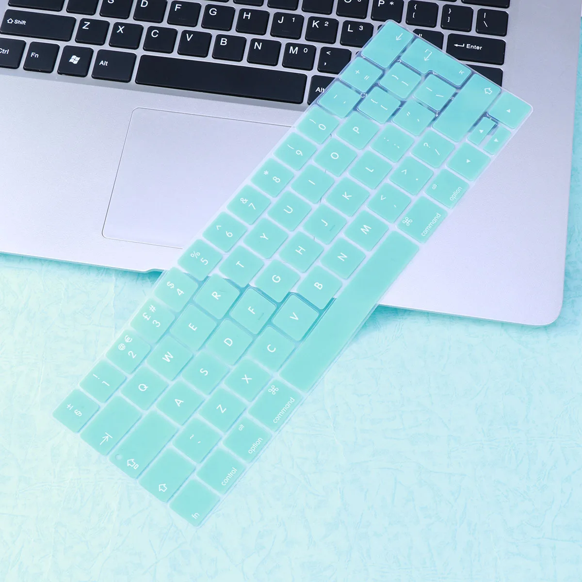 

Keyboard Cover Keyboard Membrane Soft Silicone Protective Film for Pro 13 15 European English Version White Blue