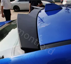 For 15-21 Subaru WRX STI High Kick V Flat Rear Window Roof Spoiler Wing Glossy black real carbon fiber