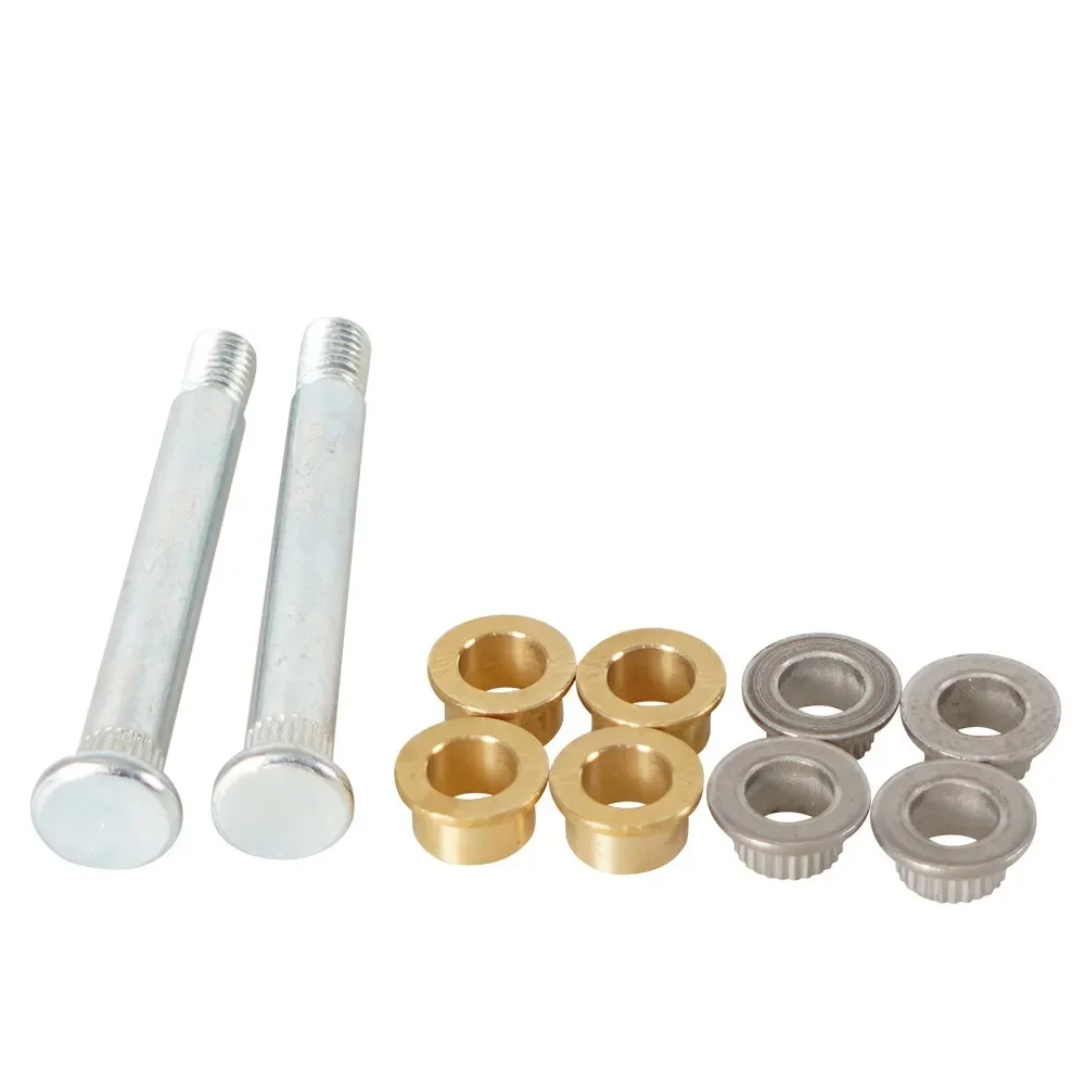 6L2Z7822800B 6L2Z7826811B Car Front Door Hinge Pin Bushing Repair Kit 2 Pins Lock Nuts 1 Door For 86-97 Ford Aerostar DH-1034