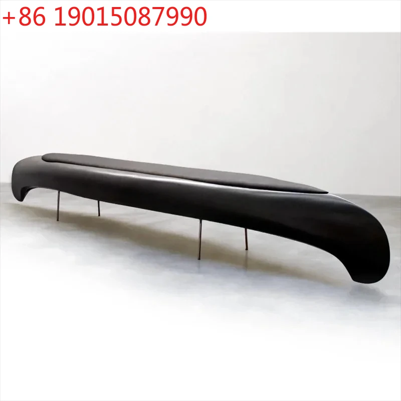 Designer special-shaped sailing sofa shopping mall art bench single chair Nordic fiberglass simple leisure recliner