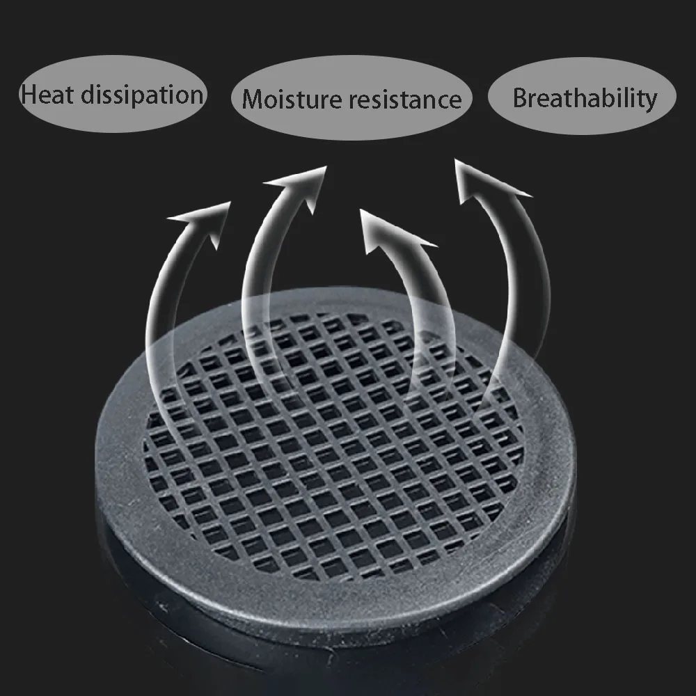 10-100Pcs 3mm-18mm Plastic Round Ventilation Cover Air Vent Louver Mesh Hole For Wardrobe Shoe Cabinet Furniture Accessories image 4
