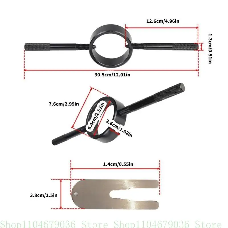 

652F Ergonomic Motorcycle Fork Spring Compressor set Adjustable Spring Compressor Tool Safe Spring Compression Tool set