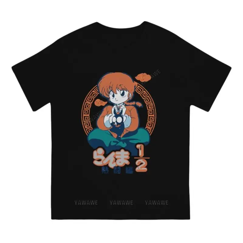 Ranma Manga Men's TShirt Cute Ranma Classic Fashion T Shirt Harajuku Sweatshirts Hipster Men summer t-shirt